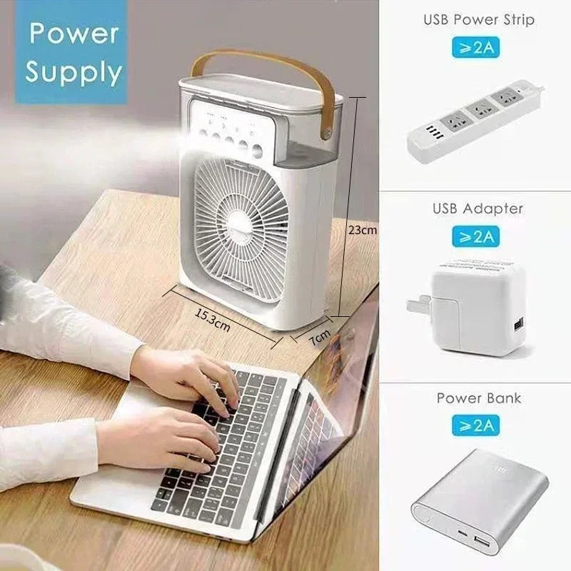 Ventilateur Humidificateur Portable avec réservoir
