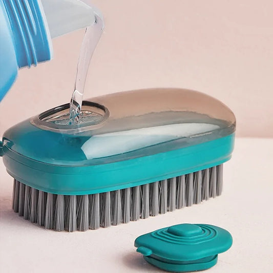 Brosse nettoyage avec distributeur de savon